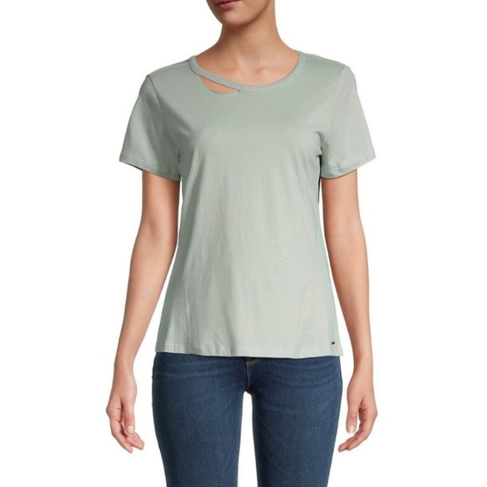 n:philanthropy Harlow Moon Short Sleeve Tee Size Medium Color Sage NWT